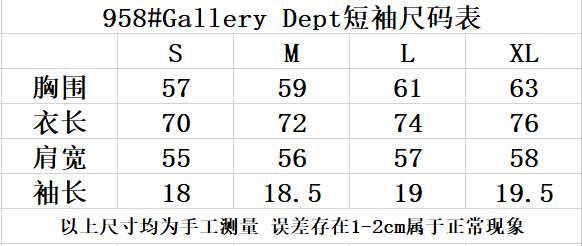 Picture of Gallery Dept T Shirts Short _SKUGalleryDeptS-XLyct95813345